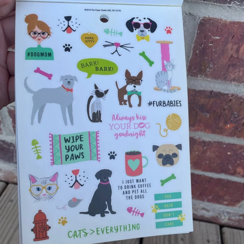 The Paper Studio Dog Cat Pets Sticker Pack - Picture 3 of 9